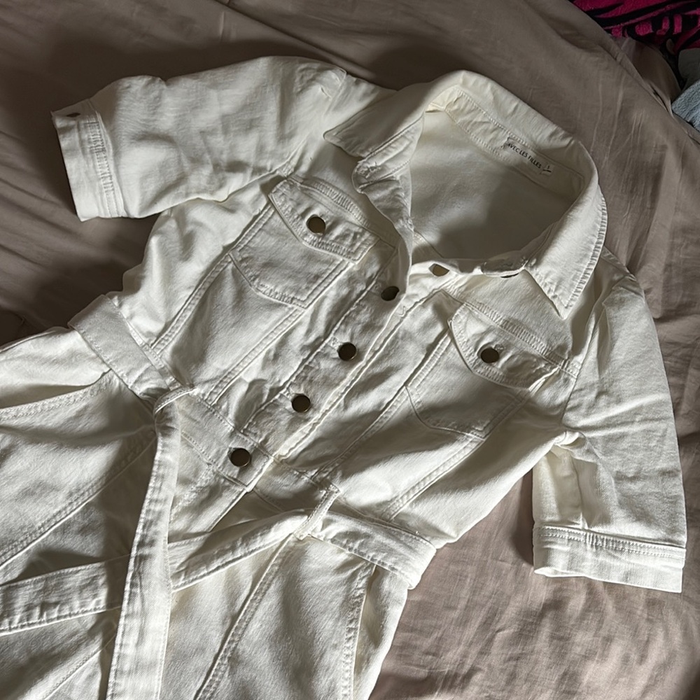 Avec Les Filles White Jumpsuit